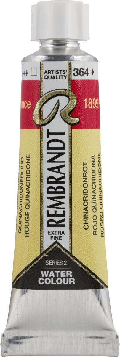 Rembrandt Water Colour Tube 10ml | Quinacridone Red (364)